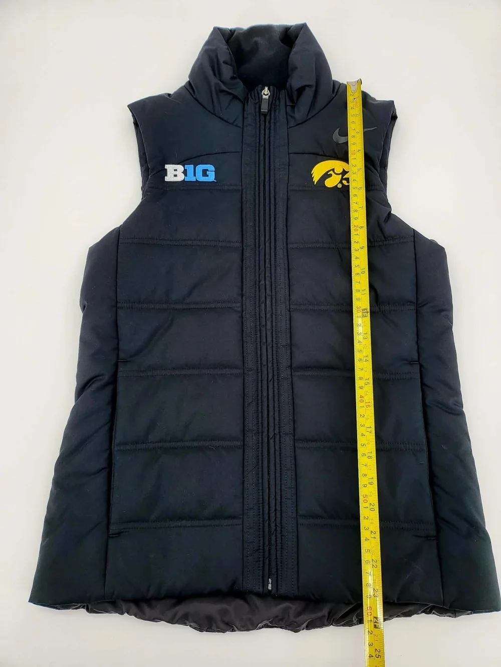 Nike Black Vest with Yellow Iowa and Blue B1G Accents